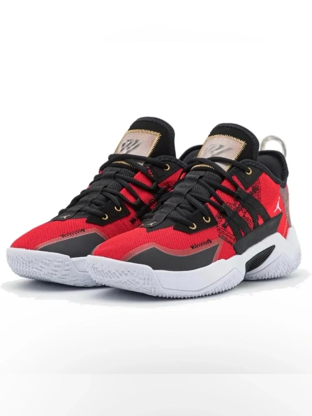 Jordan One Take ll  University Red/Metallic Gold